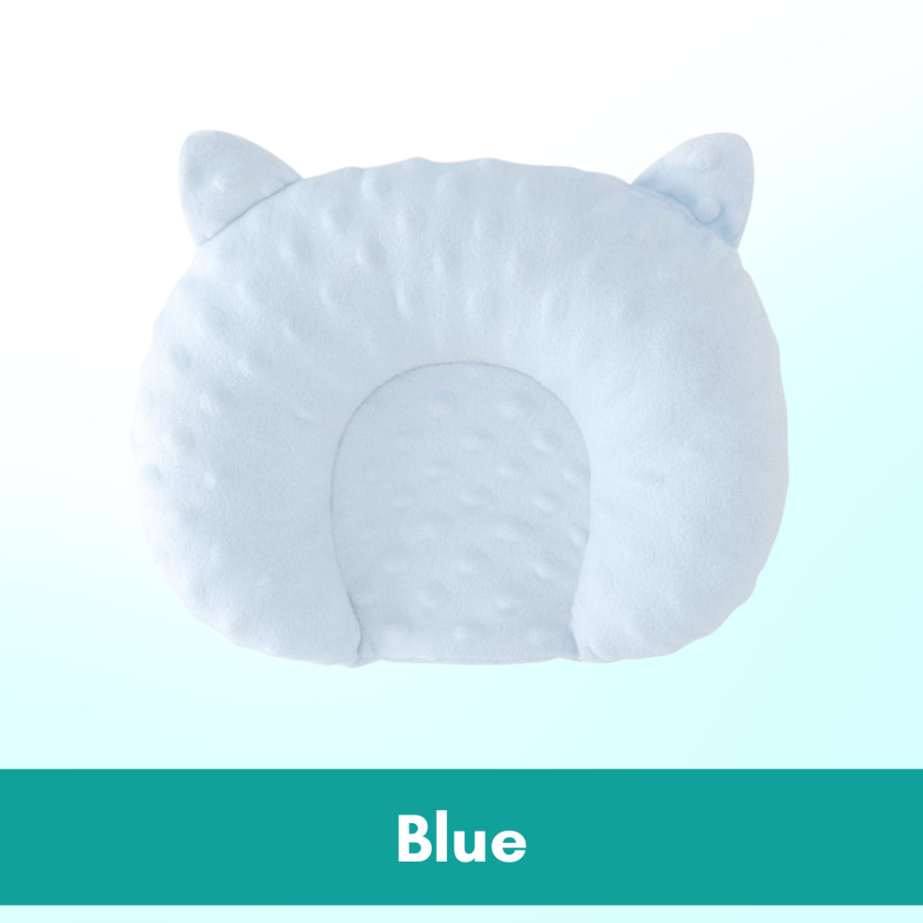 Boo and Bub Baby Pillow Cotton newborn pillow Sleeping Support Prevent Flat Head Anti-roll Support nursing Pillow - Boo & Bub