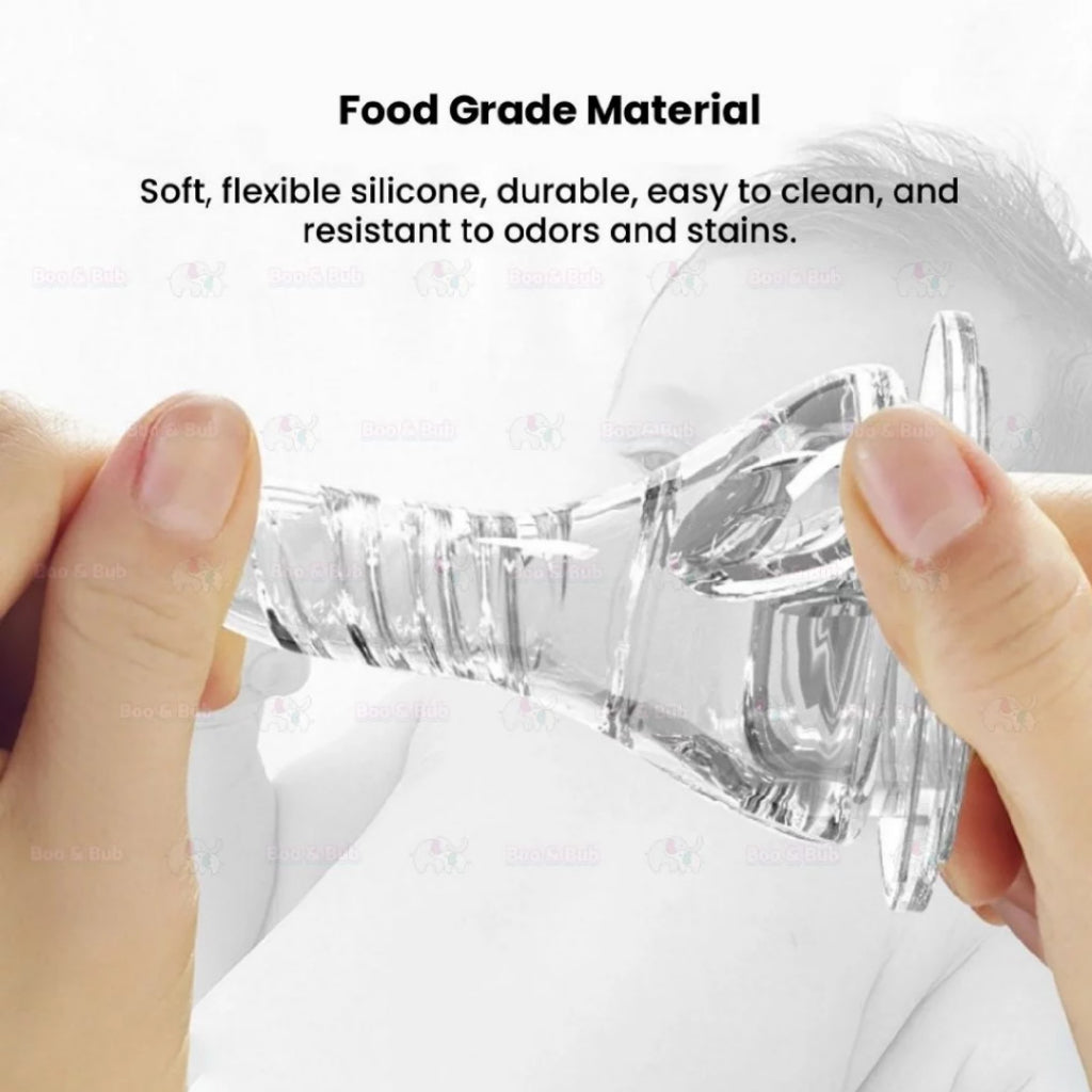 Boo & Bub Nursing Bottle Teat Wide Neck Anti-Colic Avent Teat Peristaltic Teat Standard Thin Natural Teat - Boo & Bub