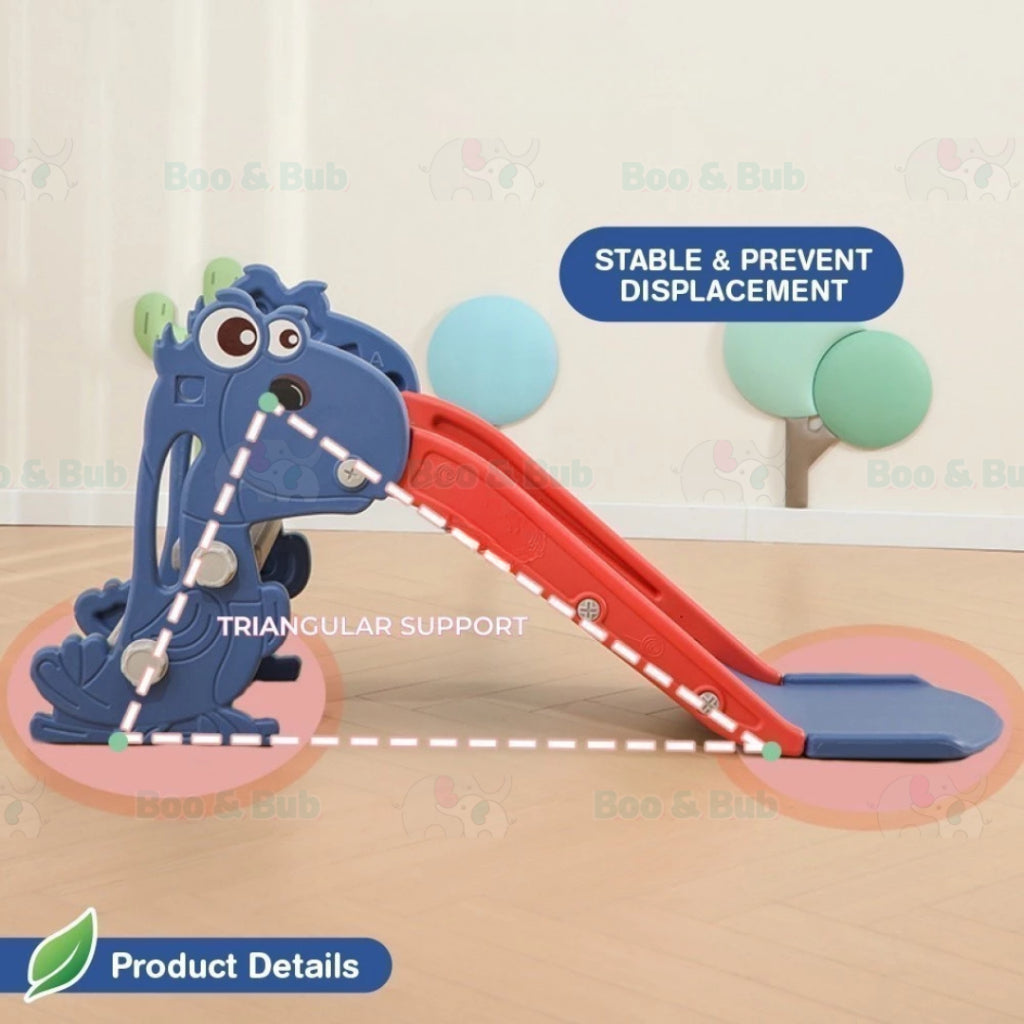 Boo & Bub Children Playground Foldable gelongsor kanak kanak slide for kids playground kid 1-6years old Easy Installati - Boo & Bub