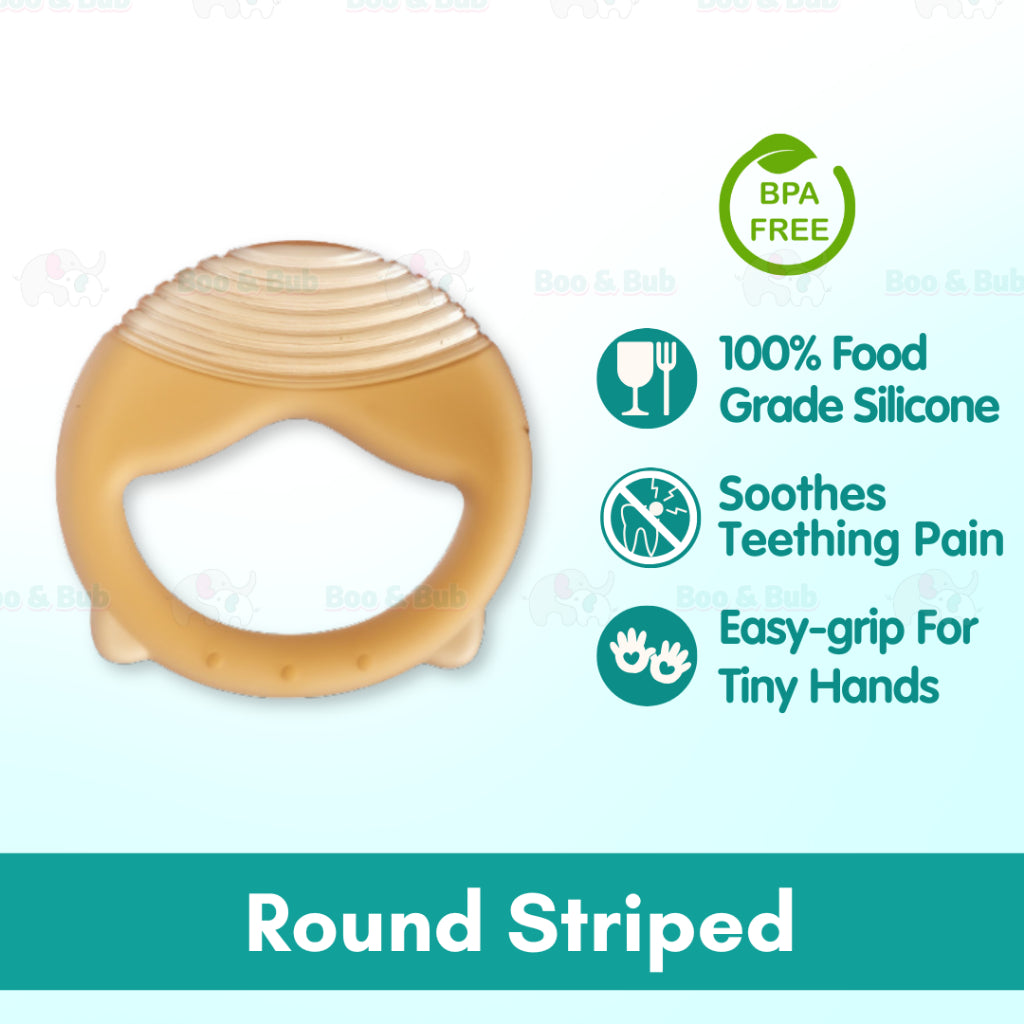 Boo & Bub Baby Soft Teether Silicone Teether BPA-Free Teething Toy Chewing Mainan Gigitan Bayi Teether Bayi Lembut ε©΄εΏζθ½― - Boo & Bub