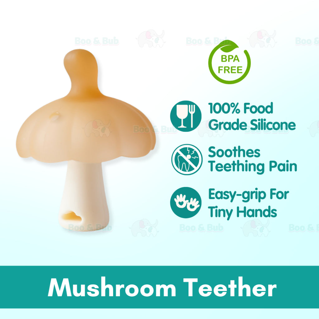 Boo & Bub Baby Soft Teether Silicone Teether BPA-Free Teething Toy Chewing Mainan Gigitan Bayi Teether Bayi Lembut ε©΄εΏζθ½― - Boo & Bub