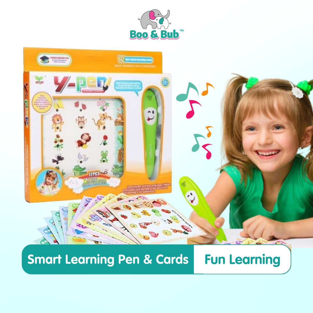 Kid Smart Learning Pen Parent-child Interaction Educational Reading Toys | Montessori English Alphabets Toddler toy - Boo & Bub