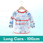 Kids EVA Waterproof Long Sleeve Bib Apron | Fully Covered Long Sleeved Bibs for Baby Toddler - Boo & Bub