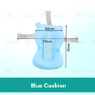 Baby Foldable Bath Tub | Non-Slip Thermometer Bathtub Baby Swim Tubs Bath Body Wash Portable Safe Kid - Boo & Bub