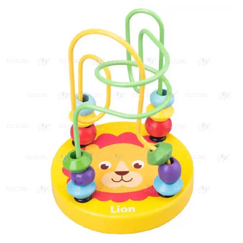 Wooden Roller Coaster Bead Maze | Toddler Baby Early Learning Educational Montessori Puzzle Math Toy - Boo & Bub