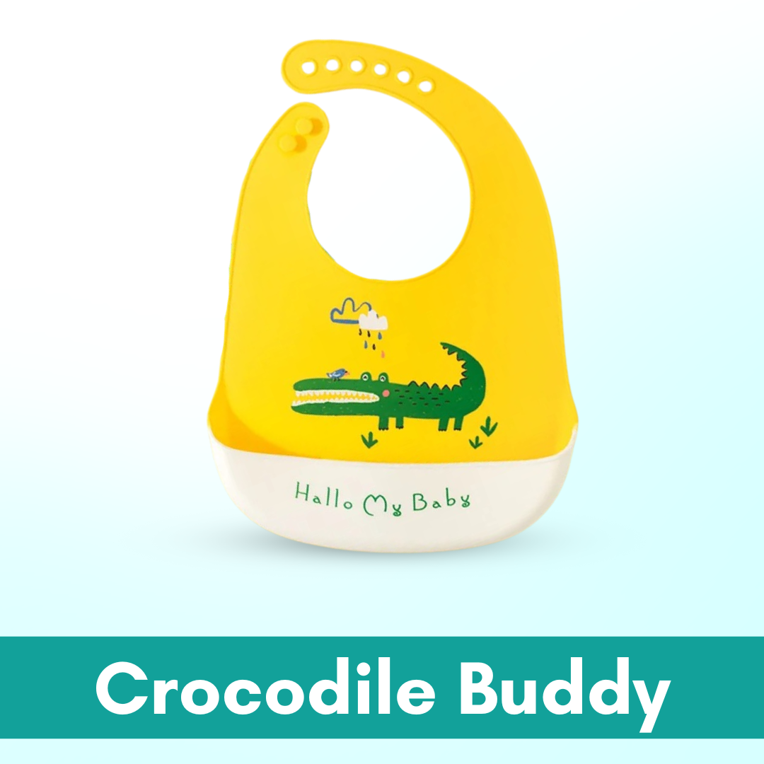 Cartoon Baby Waterproof Bib | Soft Bibs Baby Feeding Dinosaur Kids Girl Boy Adjustable Children Newborn - Boo & Bub