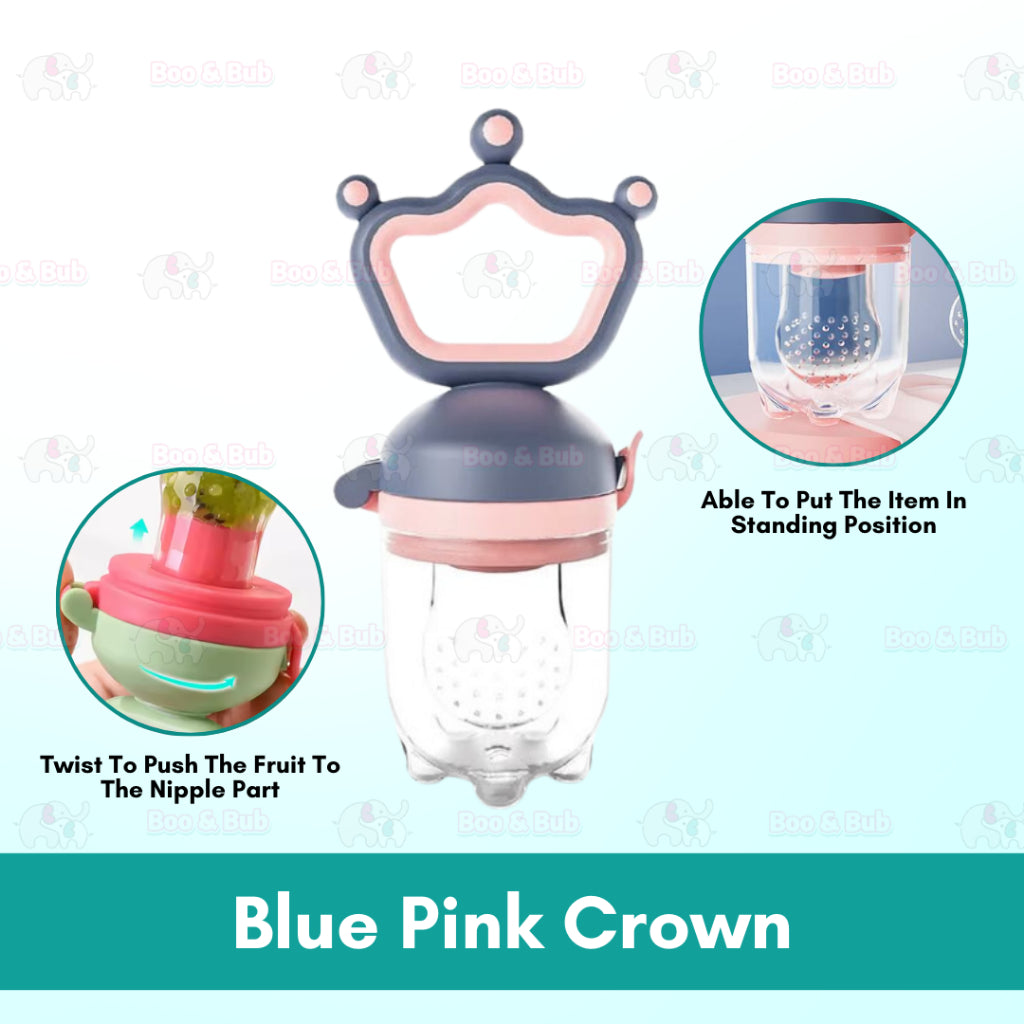 Baby Pacifier Feeder | kid toddler Fruit Feeder Nipples Feeding Safe Baby Newborn Nipple Teat Pacifier Bottles - Boo & Bub