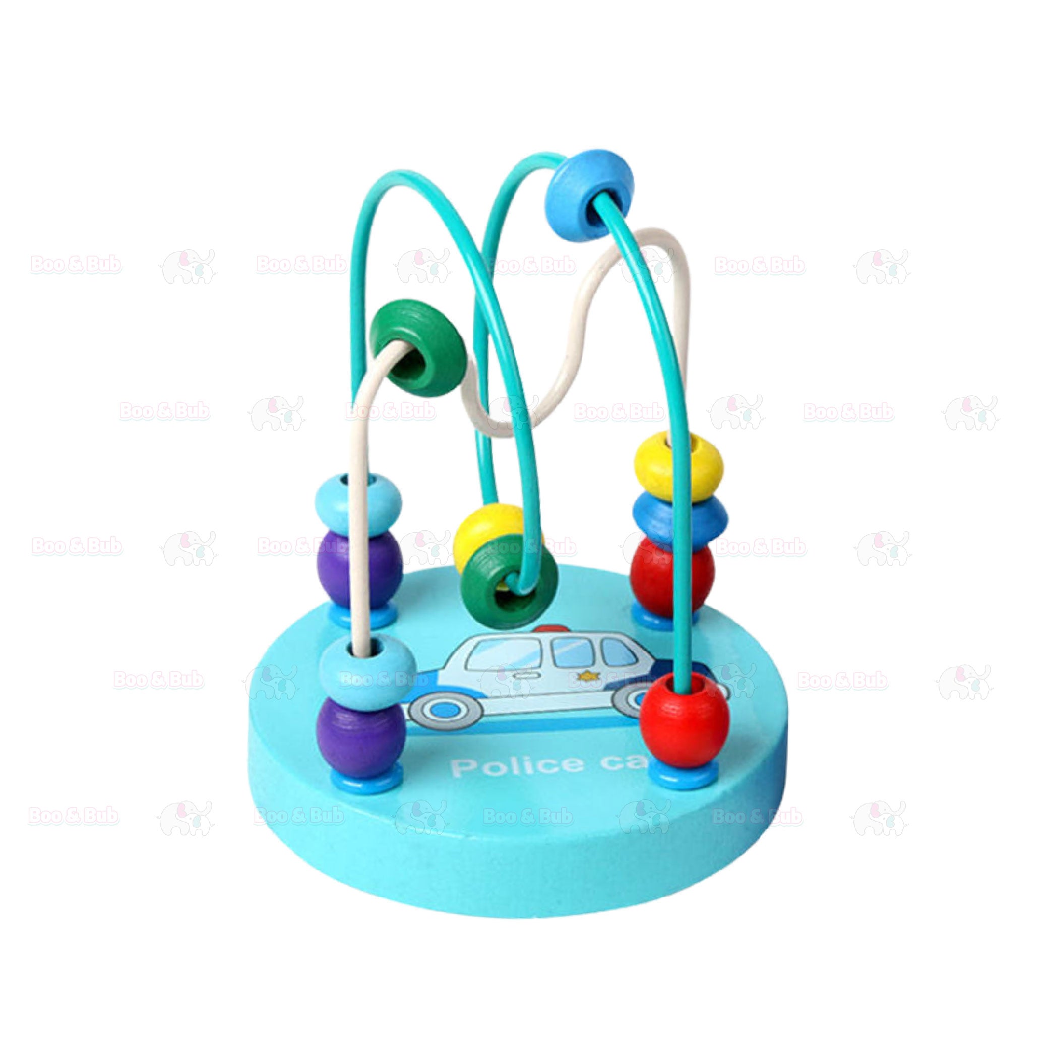 Wooden Roller Coaster Bead Maze | Toddler Baby Early Learning Educational Montessori Puzzle Math Toy - Boo & Bub