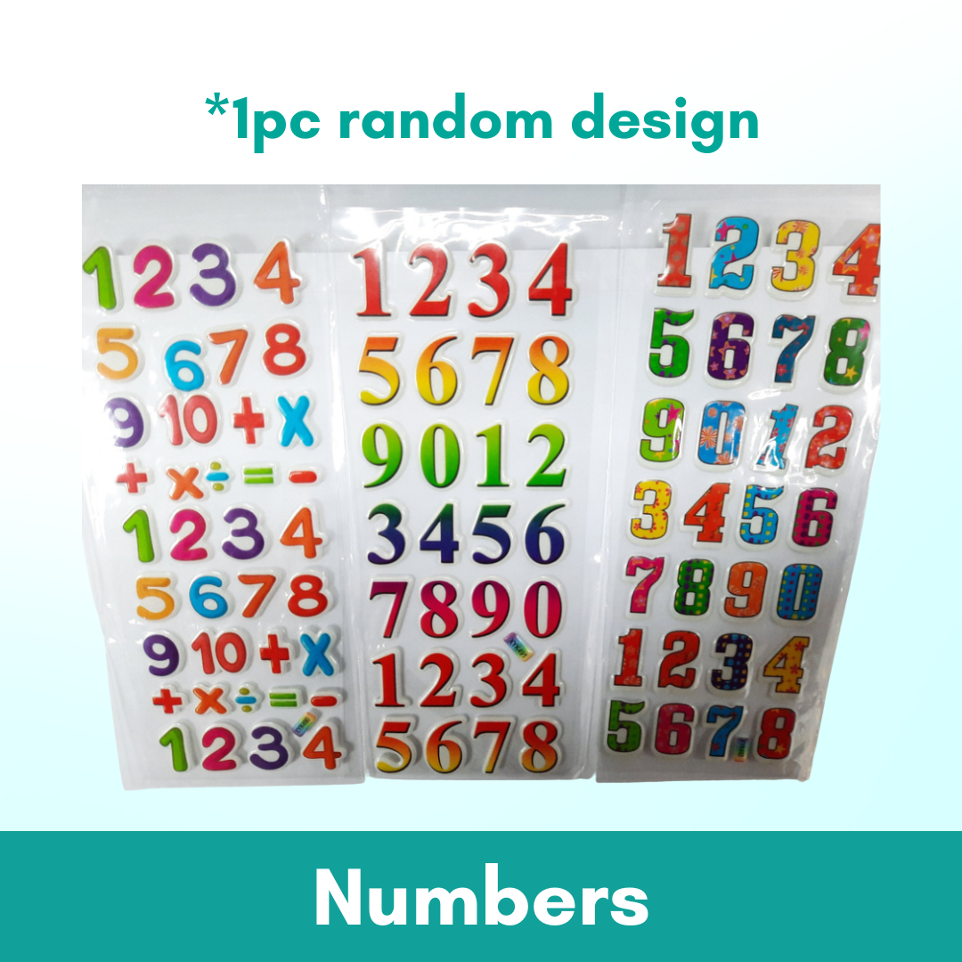 1pc 3D Cartoon Bubble Sticker for Kids (Stiker Kanak Kanak) - Boo & Bub