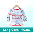 Kids EVA Waterproof Long Sleeve Bib Apron | Fully Covered Long Sleeved Bibs for Baby Toddler - Boo & Bub