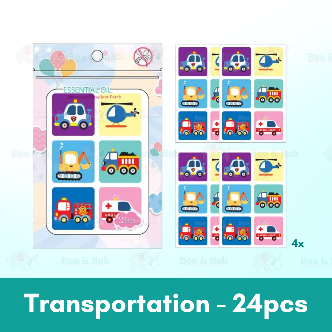 Boo&Bub Baby Mosquito Repellent Patch Anti mosquito sticker Ubat Nyamuk Penghalau Nyamuk Essential Oil sticker 防蚊贴 驱蚊贴 - Boo & Bub