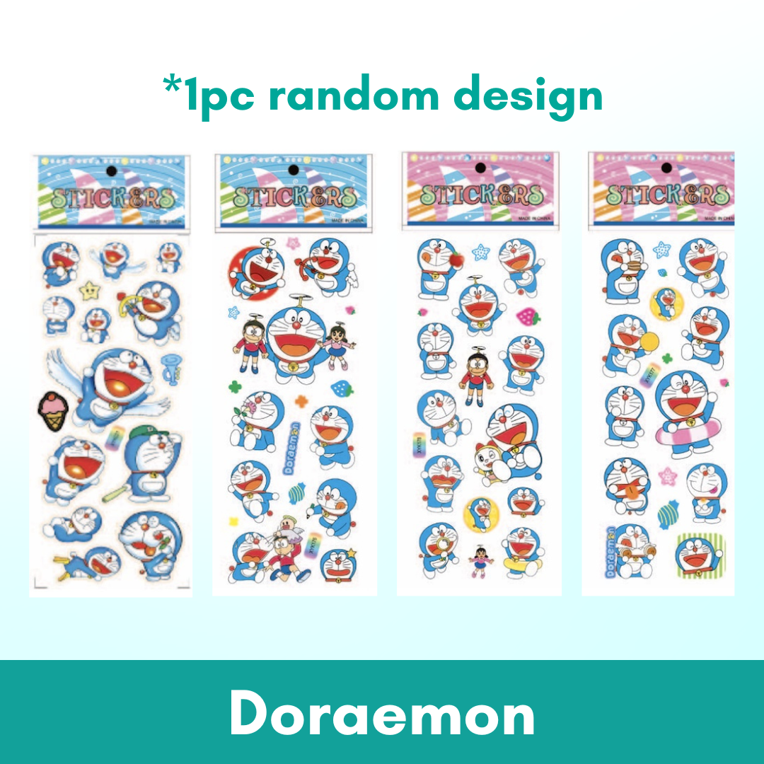 1pc 3D Cartoon Bubble Sticker for Kids (Stiker Kanak Kanak) - Boo & Bub