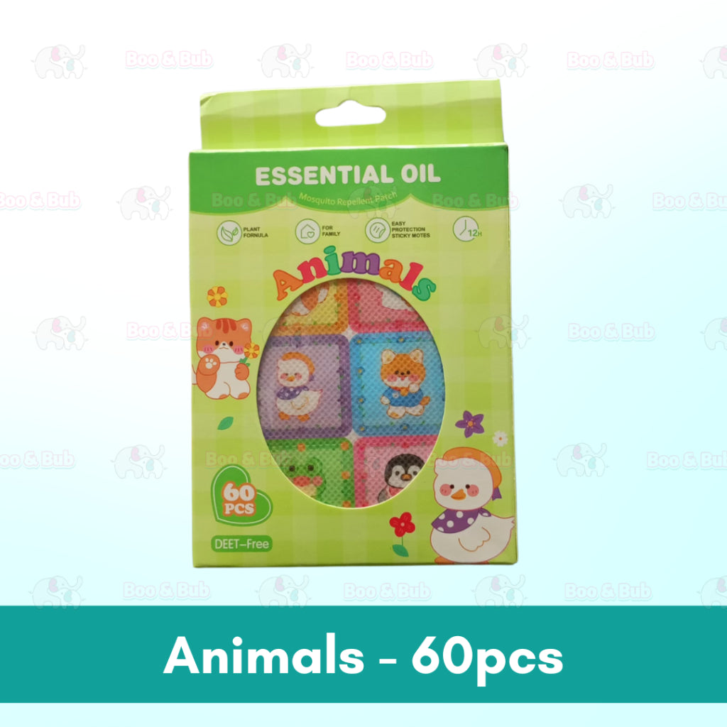 Boo&Bub Baby Mosquito Repellent Patch Anti mosquito sticker Ubat Nyamuk Penghalau Nyamuk Essential Oil sticker 防蚊贴 驱蚊贴 - Boo & Bub