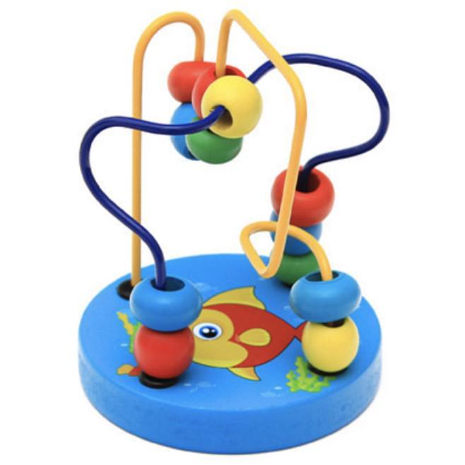 Wooden Roller Coaster Bead Maze | Toddler Baby Early Learning Educational Montessori Puzzle Math Toy - Boo & Bub