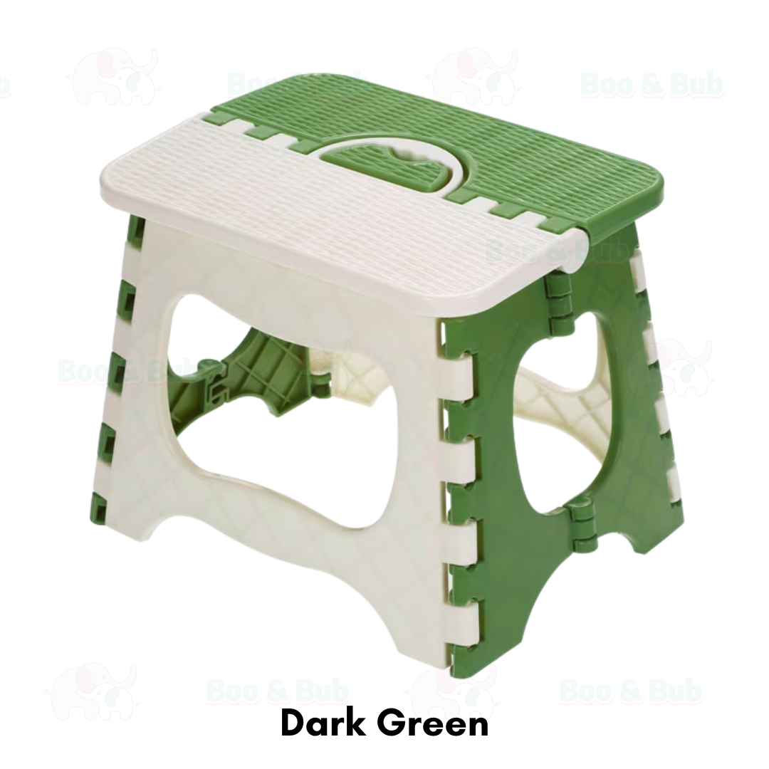 Foldable Stool | Easy Clean Kitchen Home Train Outdoor Bedroom Kids Adults Portable Lightweight Bathroom - Boo & Bub