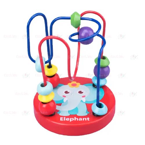 Wooden Roller Coaster Bead Maze | Toddler Baby Early Learning Educational Montessori Puzzle Math Toy - Boo & Bub