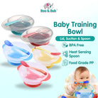 Baby Bowl Set Training Bowl with Suction Cup | Spoon Tableware Set Dinner Bowl Learning to eat - Boo & Bub