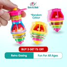 Kids LED Gasing Spinning Tops | Light Music Flashing Gyroscope Spinner Fidget | LED Toys Light Up Rotary 卡通发光音乐陀螺 - Boo & Bub