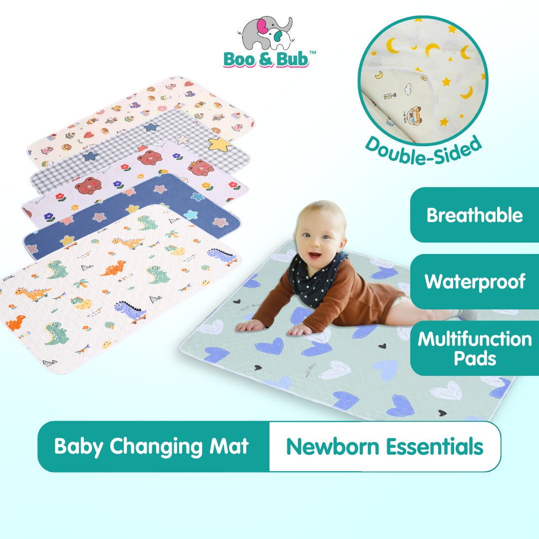 Boo&Bub Washable Baby Diaper Changing Mat Baby Urine Mat Waterproof Mattress Protector Pelapik tilam ε©΄εΏιε°Ώε«ζδΊΊ urine pad - Boo & Bub