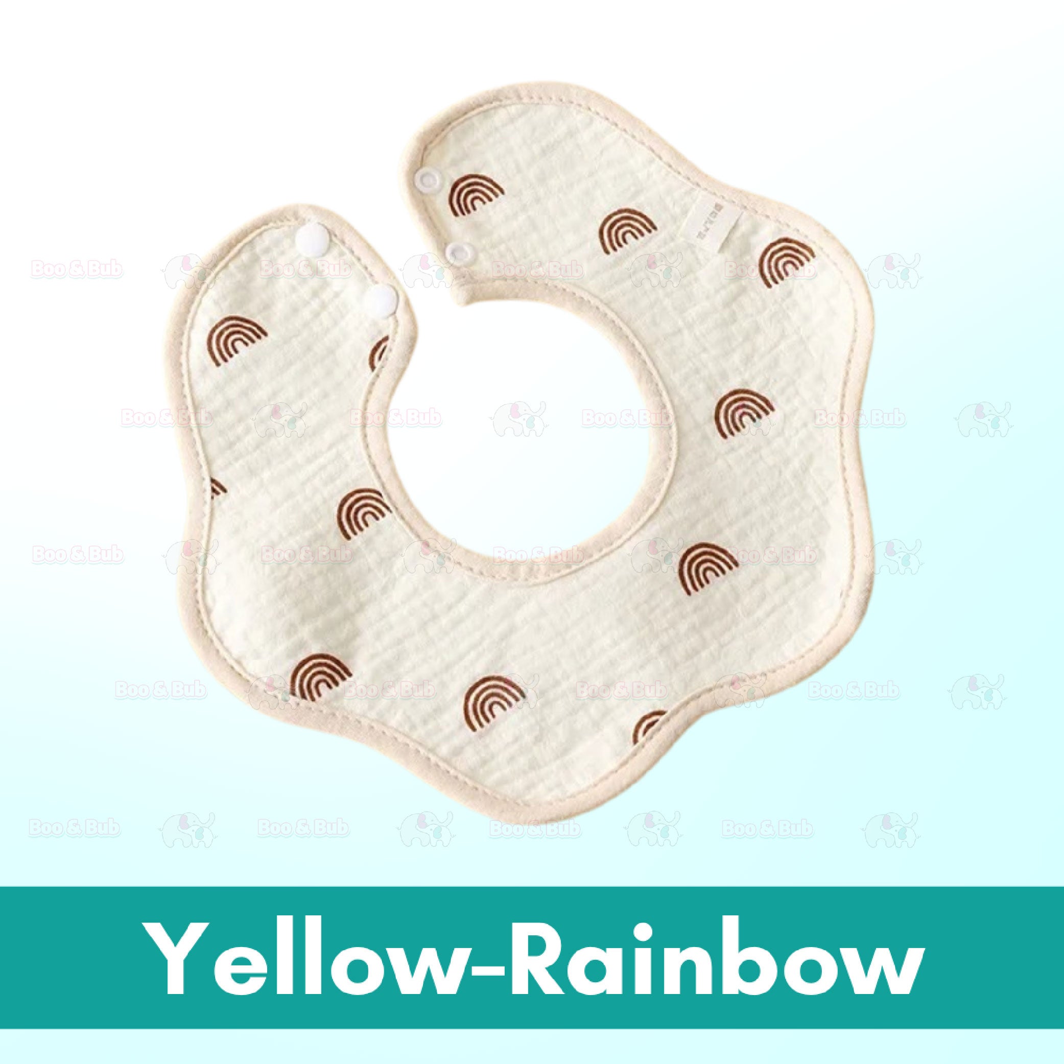 Flower Bib | Petal Pure Cotton Saliva Towel Newborn Comfort Infant Toddler Feeding Apron Soft Washable Bibs - Boo & Bub