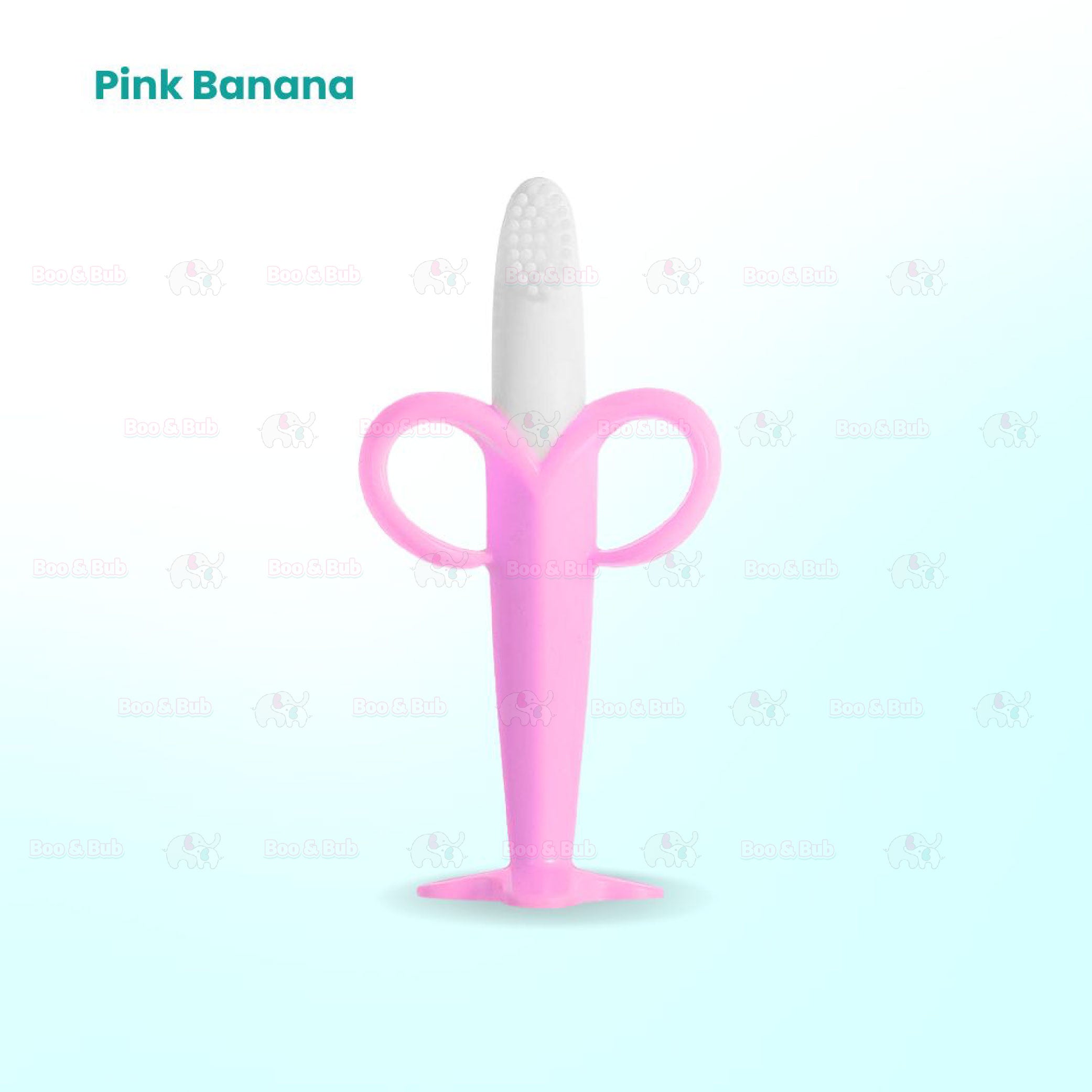 Baby Silicone Teether | Banana Giraffe Fruit Baby Teething Chewing For Pacifier Chains BPA Free - Boo & Bub