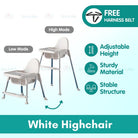 Baby Dining High Chair | Adjustable height Multifunctional Portable Eating Safety Toddler Chair - Boo & Bub