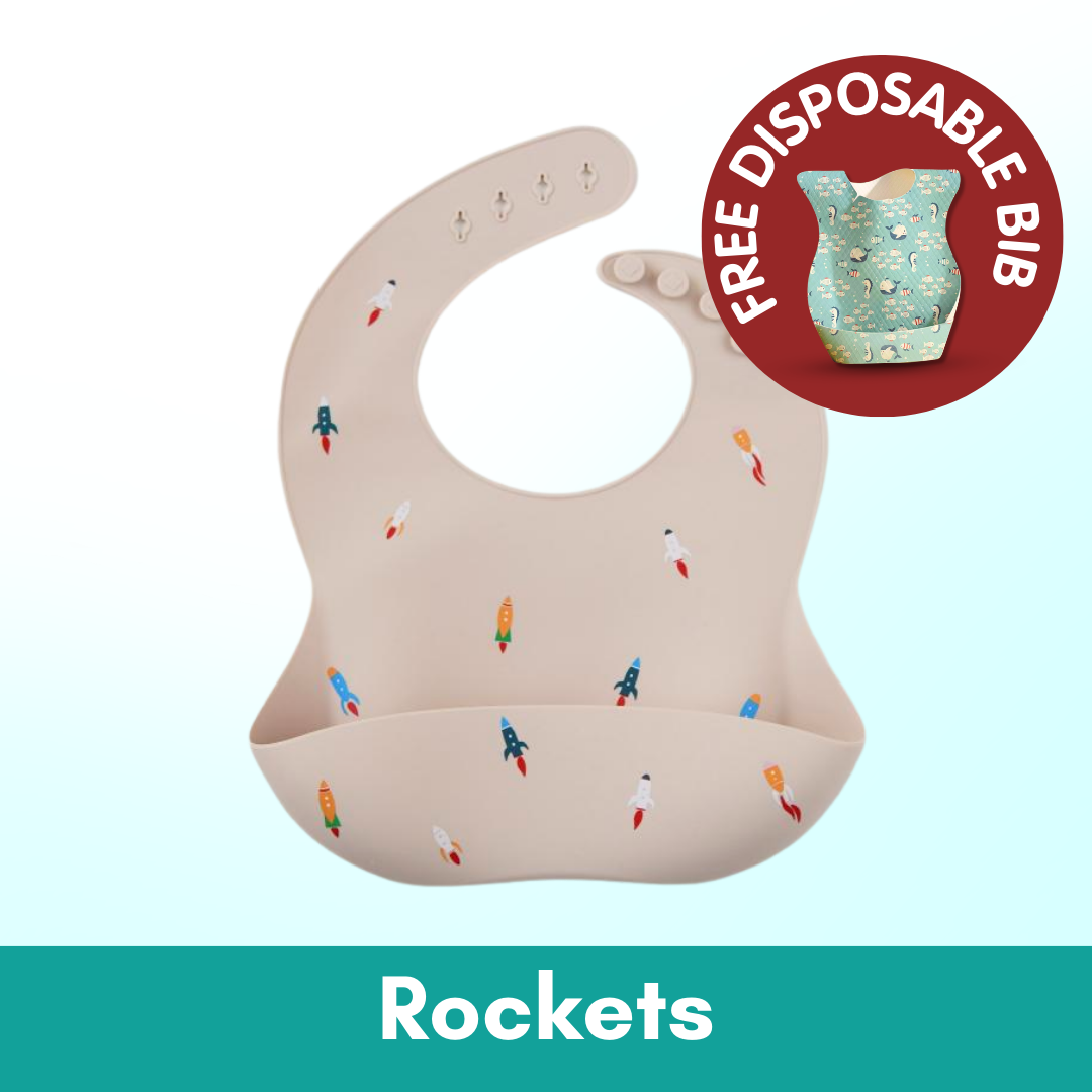 Cartoon Baby Waterproof Bib | Soft Bibs Baby Feeding Dinosaur Kids Girl Boy Adjustable Children Newborn - Boo & Bub