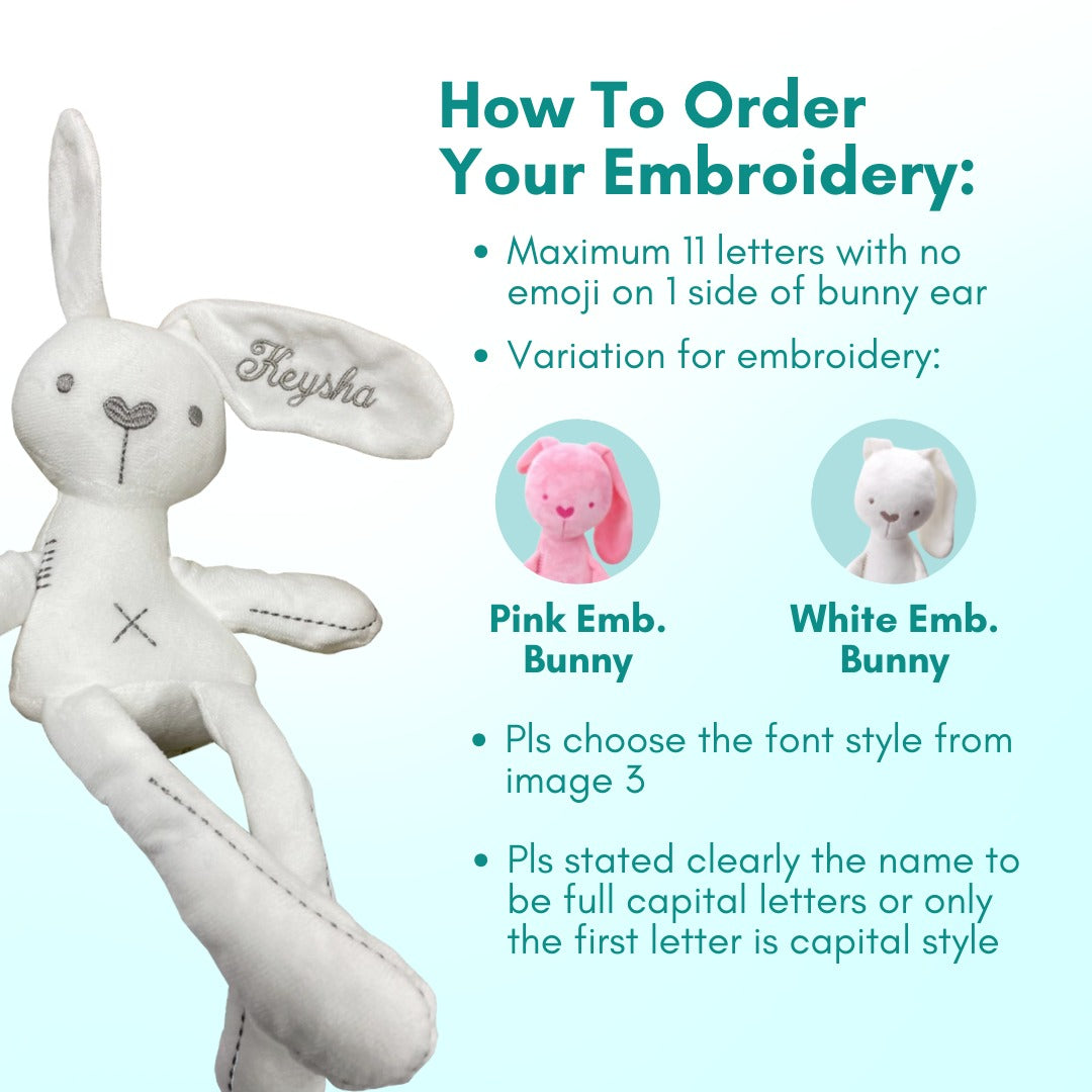 Cute Rabbit Elephant Bear Doll | Baby Soft Plush Toy | Children Bunny Sleeping Mate | Stuffed Animal Baby Toys Infant - Boo & Bub