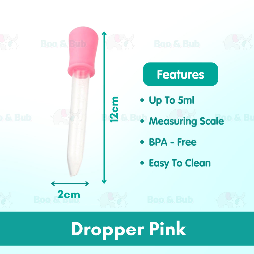 Baby Feeding Dispenser | Kid Toddler Needle Medicine Feeder Squeeze Medicine Dropper Dispenser Pacifier - Boo & Bub
