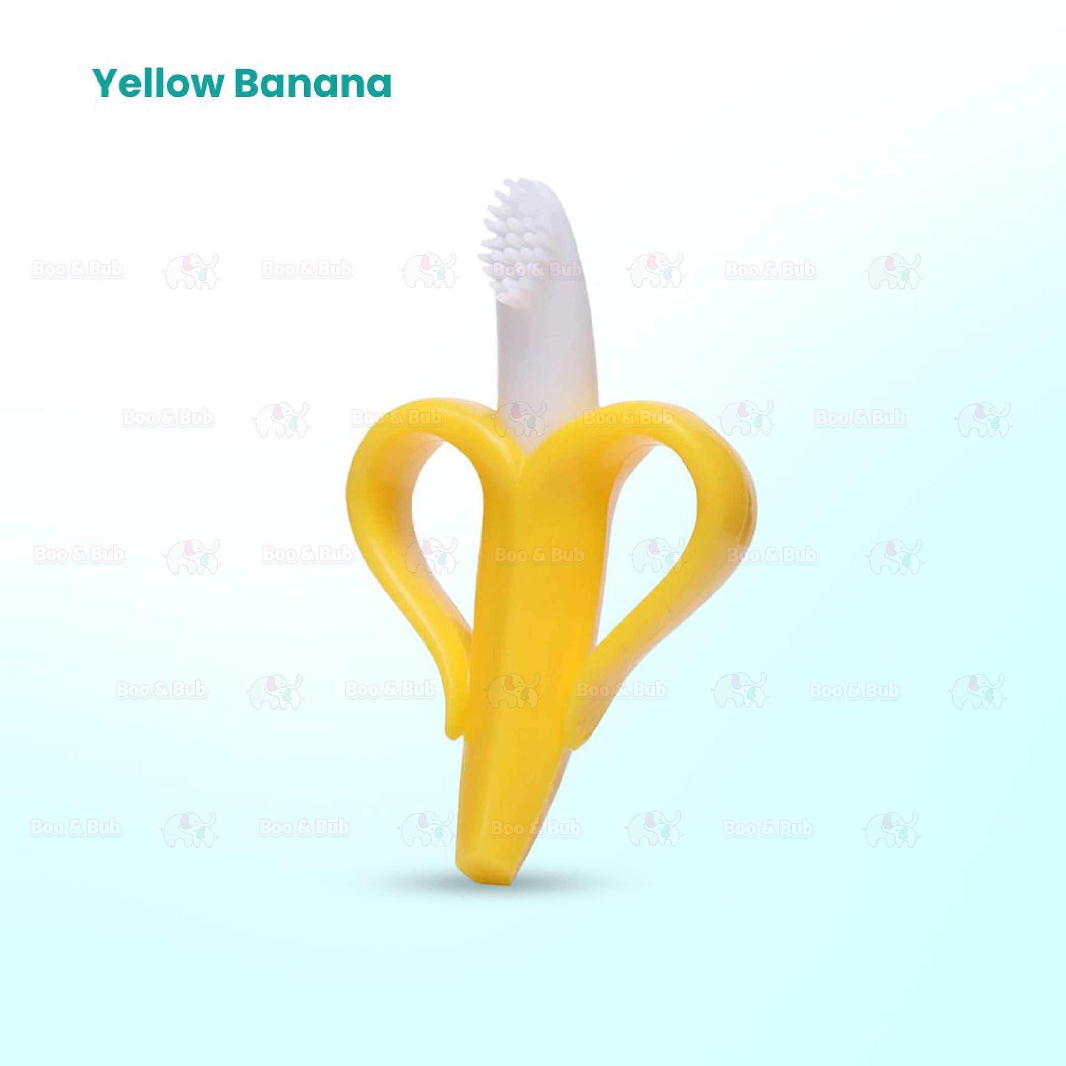 Baby Silicone Teether | Banana Giraffe Fruit Baby Teething Chewing For Pacifier Chains BPA Free - Boo & Bub