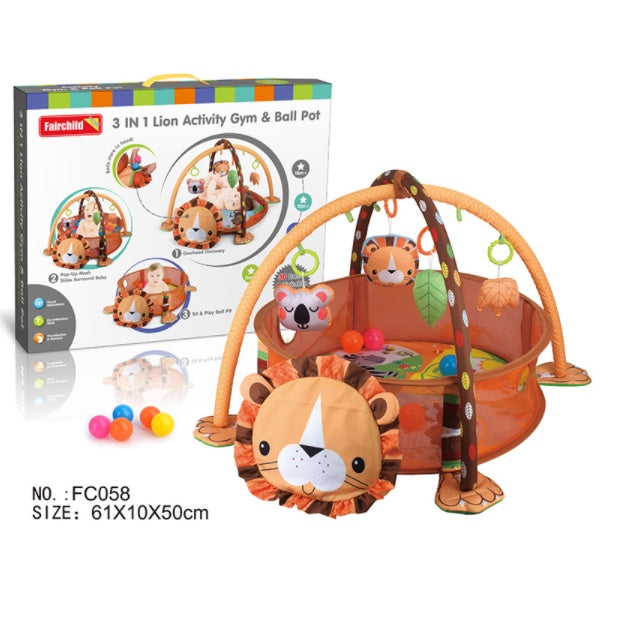 Music Baby Gym Piano Play Mat |  Infant Crawling Activity Bed Toddler Exercise Fitness Rattle | Tilam Mainan Bayi - Boo & Bub