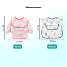 Kids EVA Waterproof Long Sleeve Bib Apron | Fully Covered Long Sleeved Bibs for Baby Toddler - Boo & Bub
