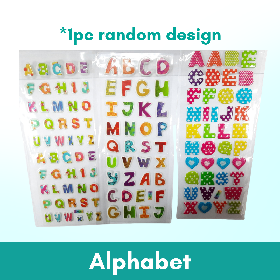 1pc 3D Cartoon Bubble Sticker for Kids (Stiker Kanak Kanak) - Boo & Bub