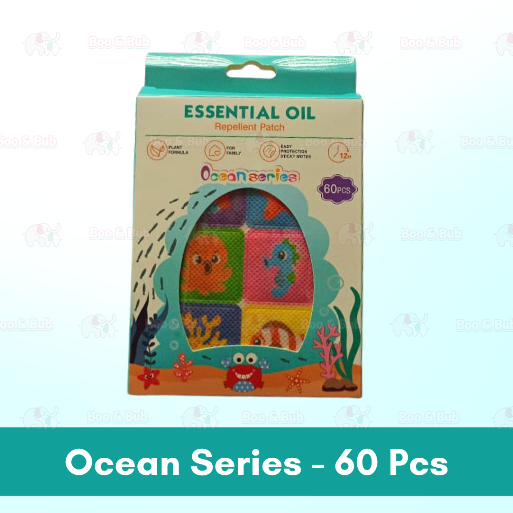 Boo&Bub Baby Mosquito Repellent Patch Anti mosquito sticker Ubat Nyamuk Penghalau Nyamuk Essential Oil sticker 防蚊贴 驱蚊贴 - Boo & Bub