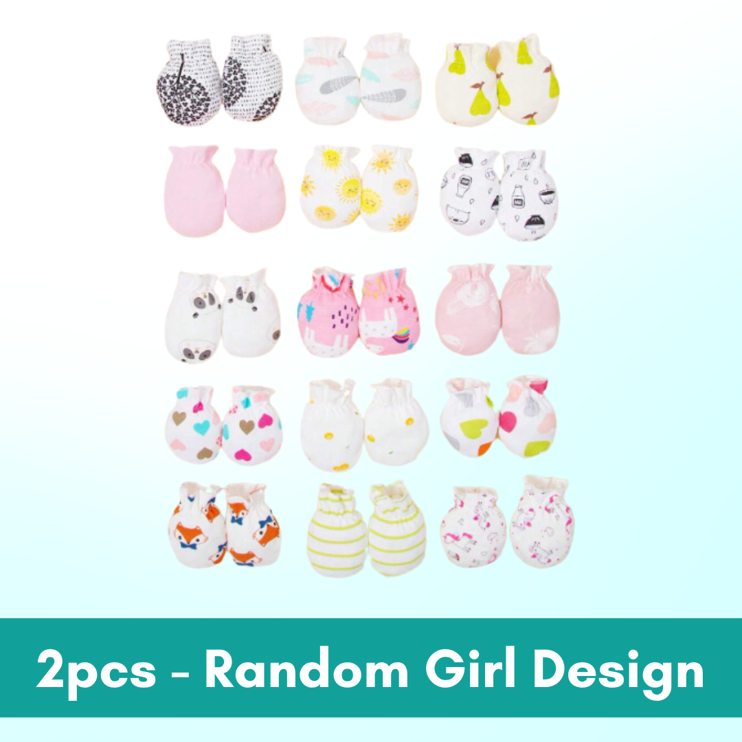 Baby Mittens | Anti Scratching Gloves Cotton Scratch Mittens Cotton Mitten | Baby Glove Newborn Hand Protection - Boo & Bub