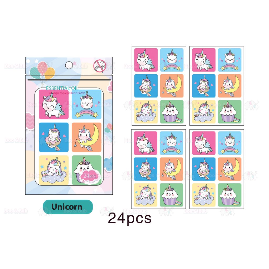 Boo&Bub Baby Mosquito Repellent Patch Anti mosquito sticker Ubat Nyamuk Penghalau Nyamuk Essential Oil sticker 防蚊贴 驱蚊贴 - Boo & Bub