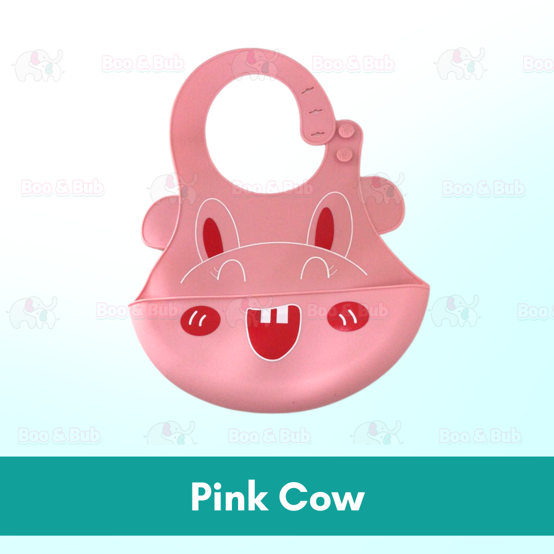 Cartoon Baby Waterproof Bib | Soft Bibs Baby Feeding Dinosaur Kids Girl Boy Adjustable Children Newborn - Boo & Bub