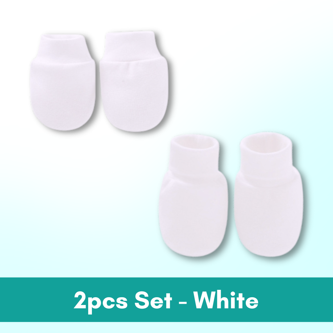 Baby Mittens | Anti Scratching Gloves Cotton Scratch Mittens Cotton Mitten | Baby Glove Newborn Hand Protection - Boo & Bub