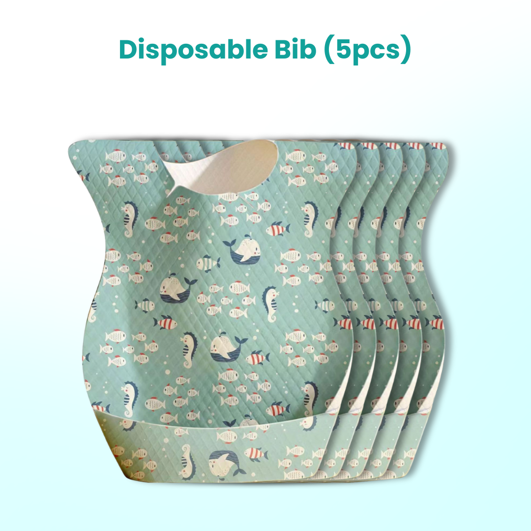 Cartoon Baby Waterproof Bib | Soft Bibs Baby Feeding Dinosaur Kids Girl Boy Adjustable Children Newborn - Boo & Bub