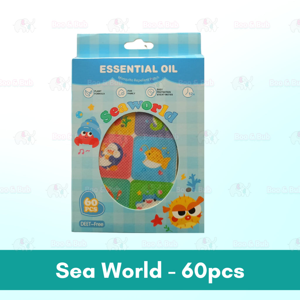 Boo&Bub Baby Mosquito Repellent Patch Anti mosquito sticker Ubat Nyamuk Penghalau Nyamuk Essential Oil sticker 防蚊贴 驱蚊贴 - Boo & Bub
