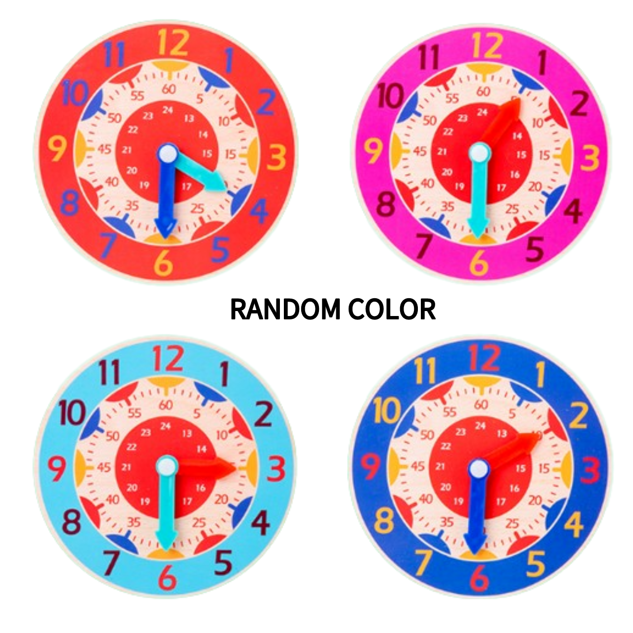 Wooden Calendar Clock Set | Children Time Cognitive Toys Kids Early Learning Educational Montessori - Boo & Bub
