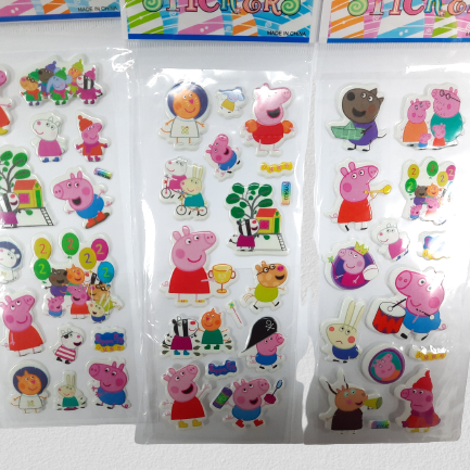1pc 3D Cartoon Bubble Sticker for Kids (Stiker Kanak Kanak) - Boo & Bub