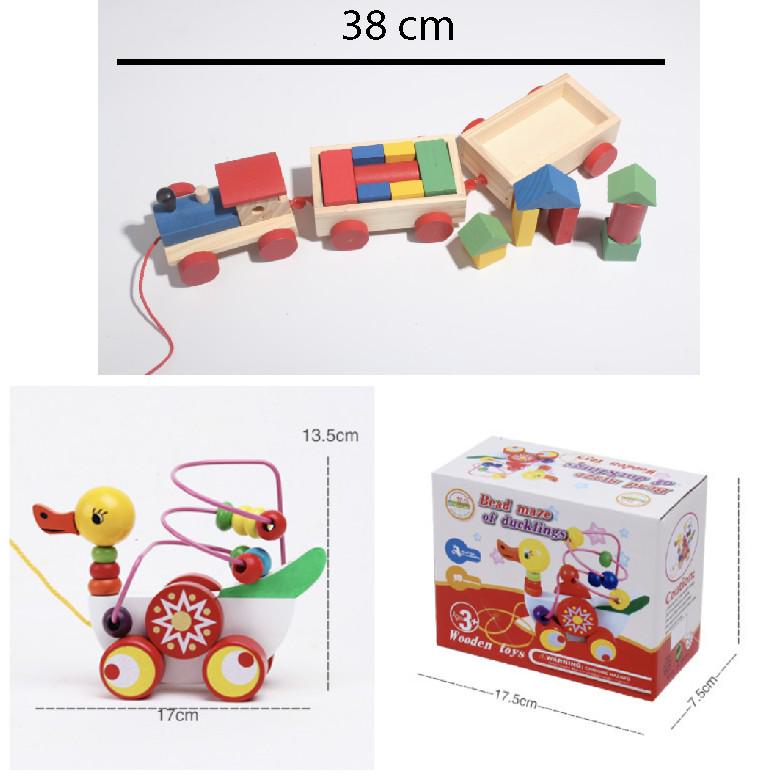 Wooden Educational Toys Kids Early Learning Montessori Building Blocks | mainan edukasi - Boo & Bub