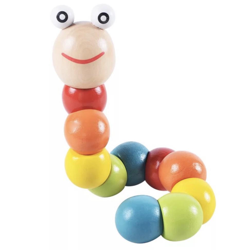 Wooden Educational Toys Kids Early Learning Montessori Building Blocks | mainan edukasi - Boo & Bub