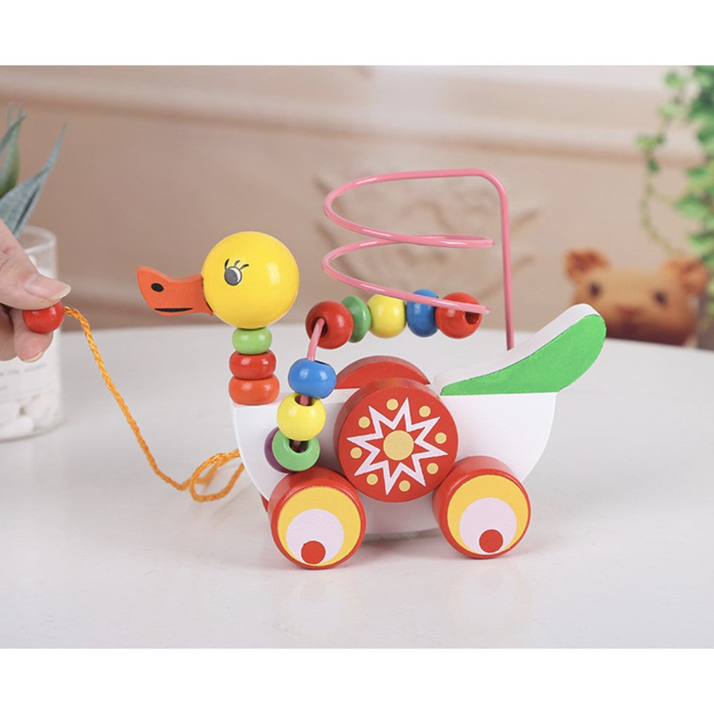 Wooden Educational Toys Kids Early Learning Montessori Building Blocks | mainan edukasi - Boo & Bub