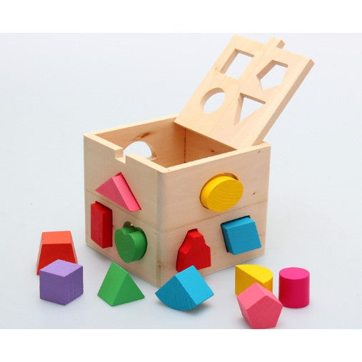 Wooden Educational Toys Kids Early Learning Montessori Building Blocks | mainan edukasi - Boo & Bub