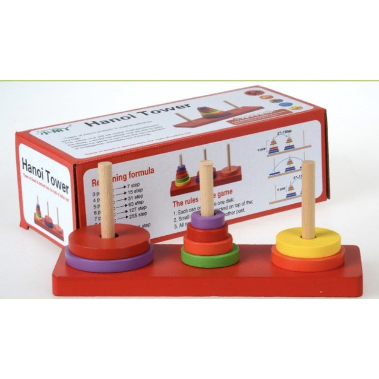 Wooden Educational Toys Kids Early Learning Montessori Building Blocks | mainan edukasi - Boo & Bub