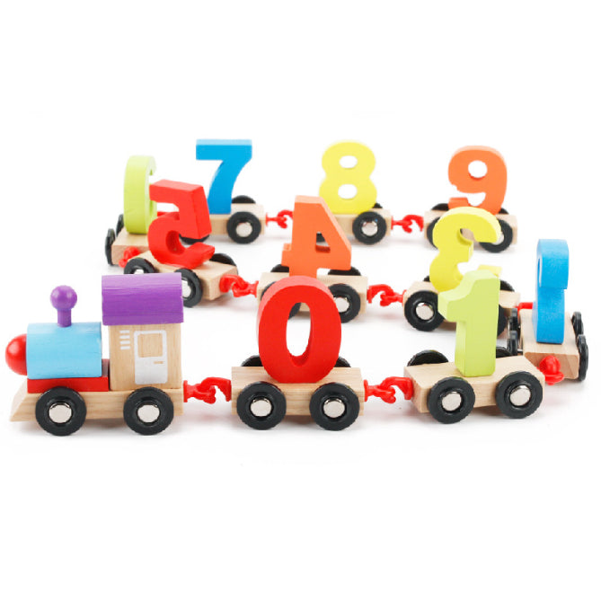 Wooden Educational Toys Kids Early Learning Montessori Building Blocks | mainan edukasi - Boo & Bub