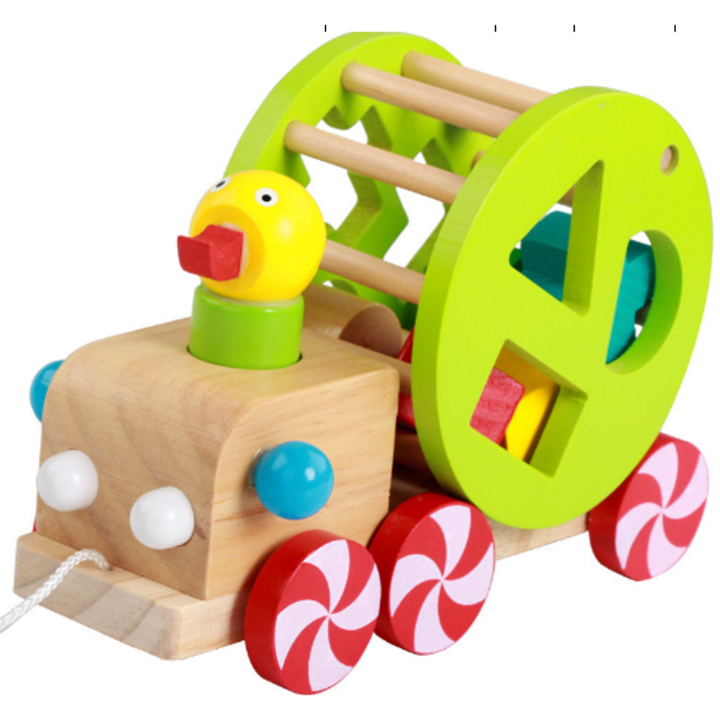 Wooden Educational Toys Kids Early Learning Montessori Building Blocks | mainan edukasi - Boo & Bub