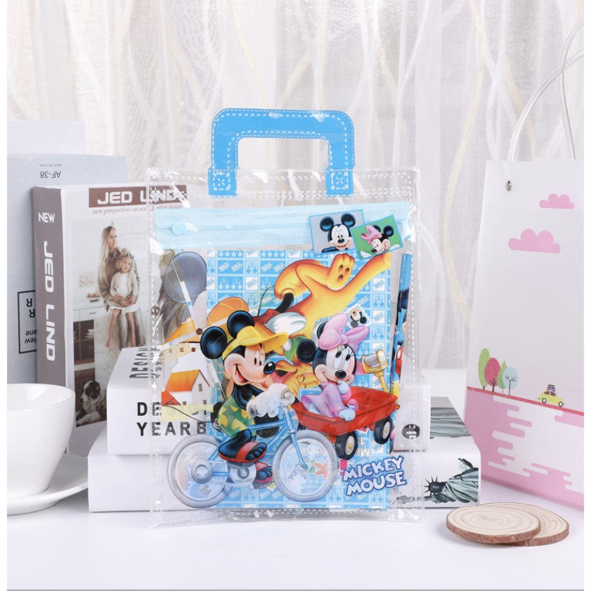 7PCS Cartoon Stationery Gift Set with Tote Goodie Bag | Children's Day Birthday Present idea School supplies - Boo & Bub